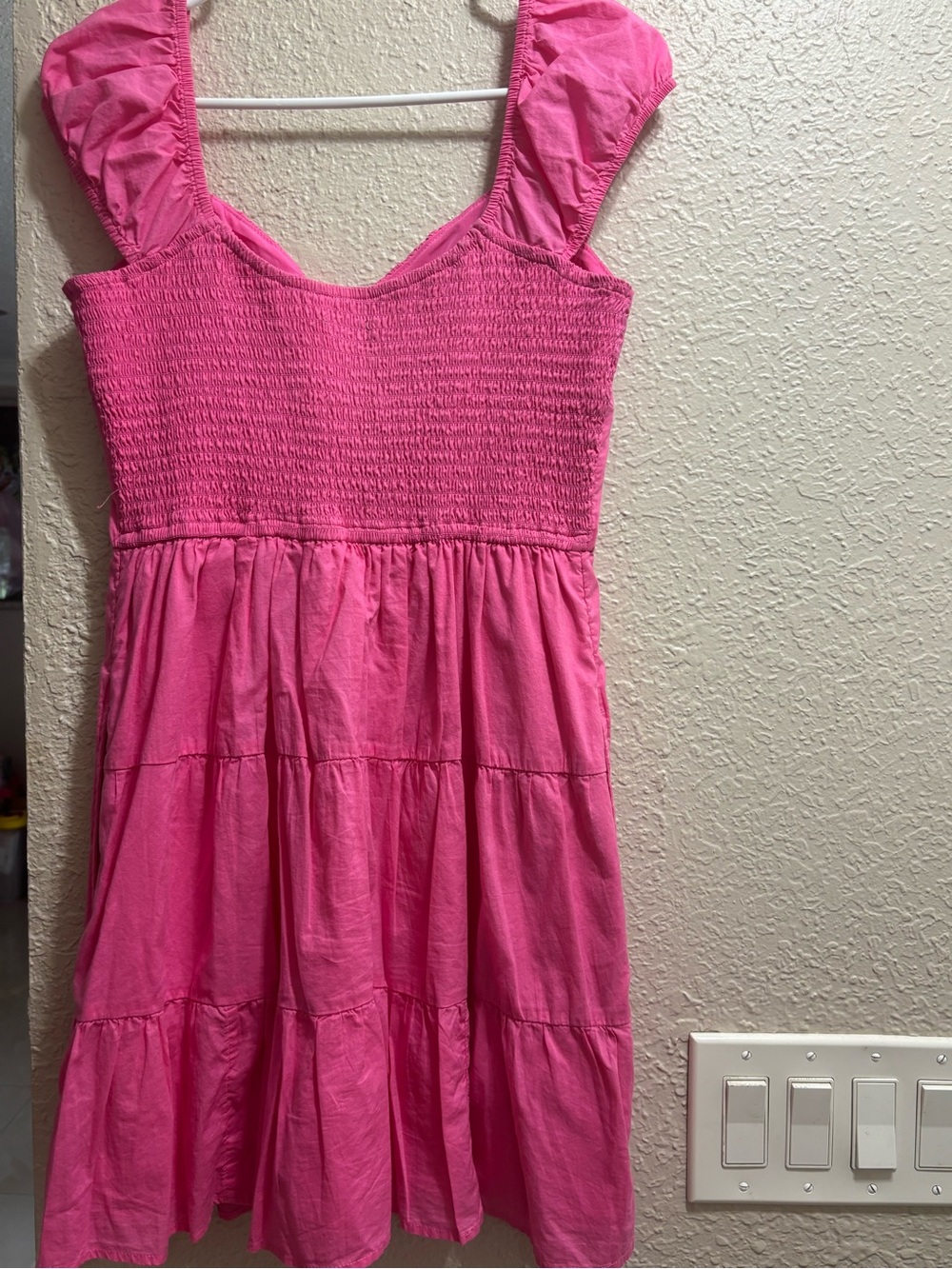 Hollister Bright Pink Off-Shoulder dress - Picture 2 of 3